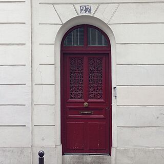 玄関/入り口/わが家じゃありません/ドア/赤が好き♡/Paris♡のインテリア実例 - 2015-02-22 17:58:38