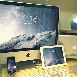 机/Mac/Macのある部屋/Mac/pc デスク周りのインテリア実例 - 2015-01-25 22:25:05