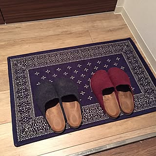 玄関/入り口/journal standard Furniture/バンダナラグ/BIRKENSTOCK/ACME FURNITUREのインテリア実例 - 2015-10-08 13:12:13