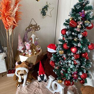 IKEA/クリスマスディスプレイ/クリスマスツリー/d-room/夫婦2人暮らし...などのインテリア実例 - 2020-12-16 12:56:34