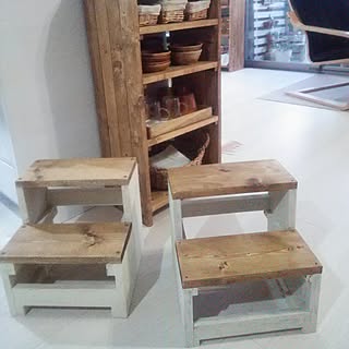 Diy棚 踏み台diyのインテリア 手作りの実例 Roomclip ルームクリップ