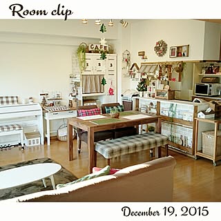 部屋全体/クリスマス/雑貨/3COINS/ニトリ...などのインテリア実例 - 2015-12-19 18:04:58