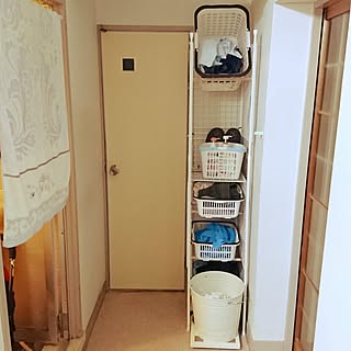 棚/これから少しずつ自分好みに/賃貸アパート/汚部屋からの脱出/ワイヤーネットのインテリア実例 - 2016-06-01 19:27:12