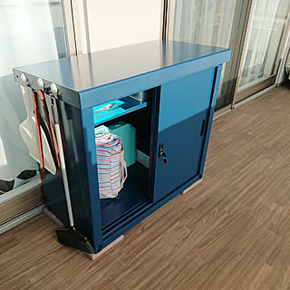 ベランダ 物置のおしゃれなインテリアコーディネート レイアウトの実例 Roomclip ルームクリップ