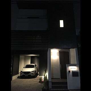 玄関/入り口/モノトーン/照明のインテリア実例 - 2018-04-23 19:48:46