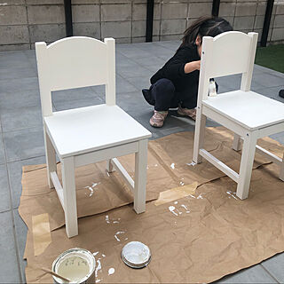 sundvik/ペイント/子供椅子/IKEA/机のインテリア実例 - 2021-03-07 14:57:27