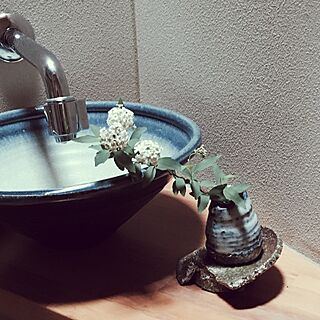 バス/トイレ/陶器が好き/和風/観葉植物のインテリア実例 - 2017-03-23 19:11:04