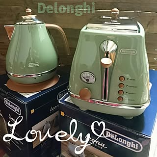 キッチン/DeLonghi/デロンギケトル/DeLonghiのトースター/ポップアップトースター...などのインテリア実例 - 2016-11-25 21:39:41