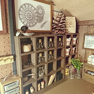 棚/冷え性部/ゼンタングル部/変わり者は褒め言葉/屋根裏部屋...などのインテリア実例 - 2017-02-18 17:03:46