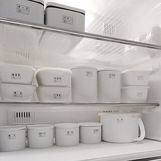 キッチン/冷蔵庫の中/同じものを並べたい/調味料/冷蔵庫...などのインテリア実例 - 2013-09-06 23:12:38