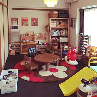 部屋全体/キッズスペース/子ども部屋/おもちゃ収納/おもちゃ...などのインテリア実例 - 2015-09-21 10:04:32