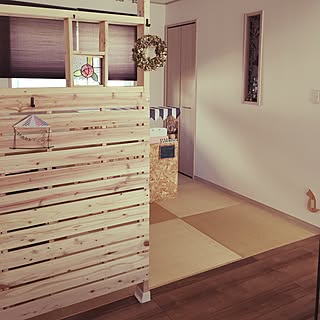 部屋全体/いつもいいねをありがとうございます♡/ディアウォール/DIY初心者/ステンドグラスのインテリア実例 - 2017-03-08 11:25:44