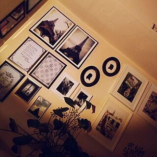 壁/天井/photo frame/Paris写真/パリのアパルトマン風/パリのアパルトマンに憧れる...などのインテリア実例 - 2017-06-23 02:05:35
