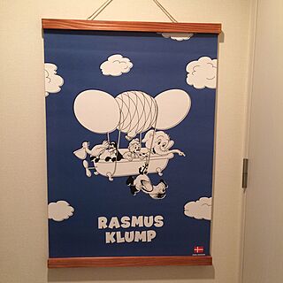 壁/天井/RASMUS KLUMP/ラスムスクルンプ/ポスターフレーム/ポスターフレーム自作...などのインテリア実例 - 2017-01-19 22:47:52