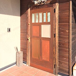 玄関/入り口/玄関ドア/DIY/アンティークのインテリア実例 - 2017-02-25 22:37:16