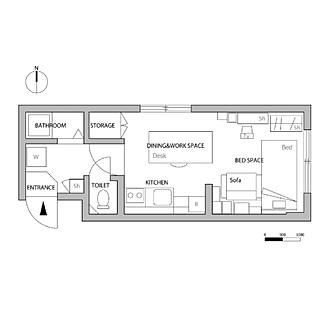 部屋全体/間取り図/平面図のインテリア実例 - 2014-02-04 01:22:27