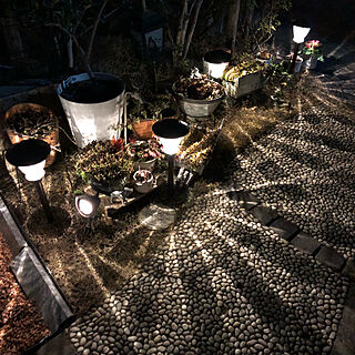 玄関/入り口/コストコ ガーデンライトのインテリア実例 - 2018-03-16 23:16:22