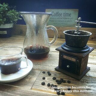 机/コーヒー/KINTO/SLOW COFFEE STYLE/手作りコーヒーミル...などのインテリア実例 - 2015-06-30 07:29:34