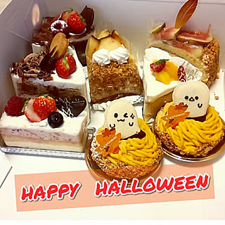 キッチン/ハロウィン/ケーキ/パパからのプレゼント/連投すみません...などのインテリア実例 - 2018-10-21 20:28:35