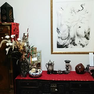 Chinese Antique/李朝家具/ダークブラウンベイダー/焦げ茶好き/シノワズリ...などのインテリア実例 - 2015-01-06 22:36:52