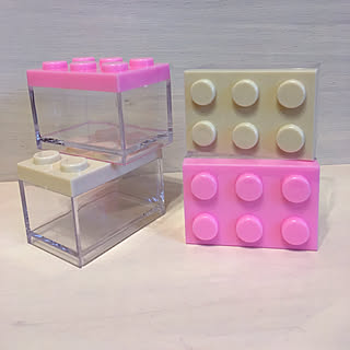 キッチン/プラスチックケース/ブロック風/新商品買ったよ！/100均...などのインテリア実例 - 2019-01-14 16:08:04