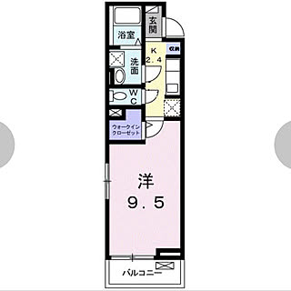 間取り図/1K/部屋全体のインテリア実例 - 2020-11-20 13:56:17