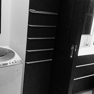 洗面所と分離した脱衣所/収納のインテリア実例 - 2014-06-17 02:02:15
