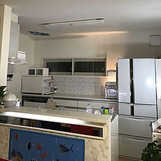 キッチン/DIY/バー風/夜のキッチン/スタンドライト...などのインテリア実例 - 2017-05-21 19:41:44