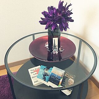 ベッド周り/coffee table/IKEA/Purple/my bedroomのインテリア実例 - 2016-02-07 17:02:46