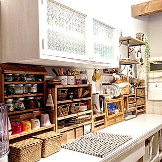 キッチン/DIY/IKEA/茶色が好き/Daiso...などのインテリア実例 - 2015-12-04 23:31:41