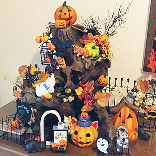 玄関 入り口 100均ハロウィン商品のインテリア実例 Roomclip ルームクリップ