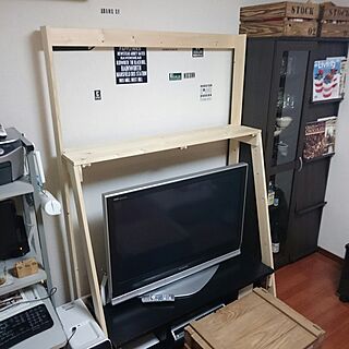 棚/DIY/木工/テレビボードの上のインテリア実例 - 2015-11-12 18:12:51
