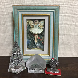 壁/天井/フェアリーシャドーボックス/実家にて/クリスマスカンパニー/見てくださって有難うございます♪...などのインテリア実例 - 2018-12-23 14:18:26