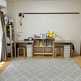 部屋全体/和室/兄弟部屋/子供部屋/教科書収納...などのインテリア実例 - 2023-10-24 14:23:24