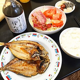 キッチン/アジの干物/男の料理/RCの皆さまに感謝♡/チェリー会...などのインテリア実例 - 2015-08-31 09:46:44