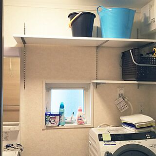 洗濯機周り/棚を作ってみました✨のインテリア実例 - 2017-05-27 02:51:57