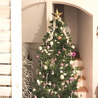リビング/アーチ垂れ壁/リビング階段/クリスマスツリー/christmas tree...などのインテリア実例 - 2016-12-10 19:37:23
