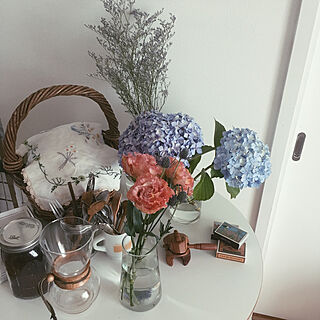 花のある生活/花のある暮らし/IKEA/机のインテリア実例 - 2018-06-22 15:01:58