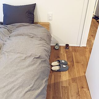 ベッド周り/ニトリのベッド/ディノス/スリッパ/IKEA...などのインテリア実例 - 2017-02-05 14:49:48