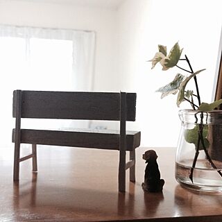 リビング/木製手作り椅子/植物/ベンチ/ミニチュアのインテリア実例 - 2014-01-22 15:48:30