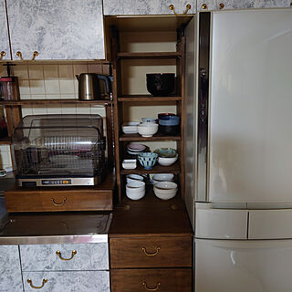 キッチン/DIY/すきま収納DIY/オスモカラーのインテリア実例 - 2021-03-28 19:01:36