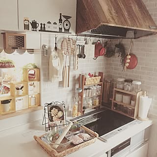 キッチン/レンガシート/インスタと同じpic/Instagram⇨sayaka_j89/建売住宅...などのインテリア実例 - 2016-10-17 21:01:12