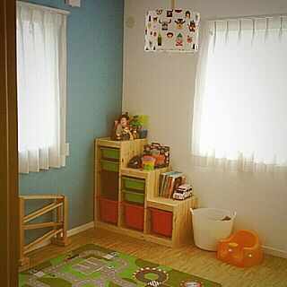 部屋全体/IKEA/トロファスト/子供部屋　/子供の遊び部屋...などのインテリア実例 - 2014-02-07 10:24:31