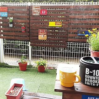 ダイソー すのこフェンスの商品を使ったおしゃれなインテリア実例 Roomclip ルームクリップ