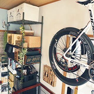 壁/天井/自転車壁掛け/IKEA/ルミナスラック/無料サンプリング...などのインテリア実例 - 2017-02-14 15:01:25