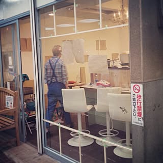 玄関/入り口/あるcafe/DIY/お店/カフェ...などのインテリア実例 - 2016-05-18 20:37:12