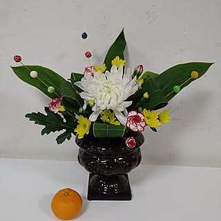 リビング/観葉植物/ダイソー/ナチュラル/ハンドメイド...などのインテリア実例 - 2023-12-28 22:43:11