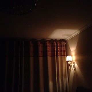 部屋全体/カーテン/Lighting/Light/壁掛けライト...などのインテリア実例 - 2013-06-26 22:27:19
