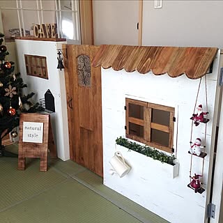 部屋全体/クリスマス/DIY/ままごとキッチン/カンナcafe...などのインテリア実例 - 2016-11-04 09:56:46