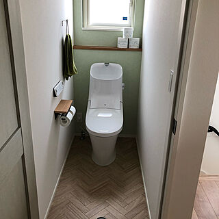 ヘリーボーン床/トイレ/ナチュラル/北欧/バス/トイレのインテリア実例 - 2019-09-04 16:04:26